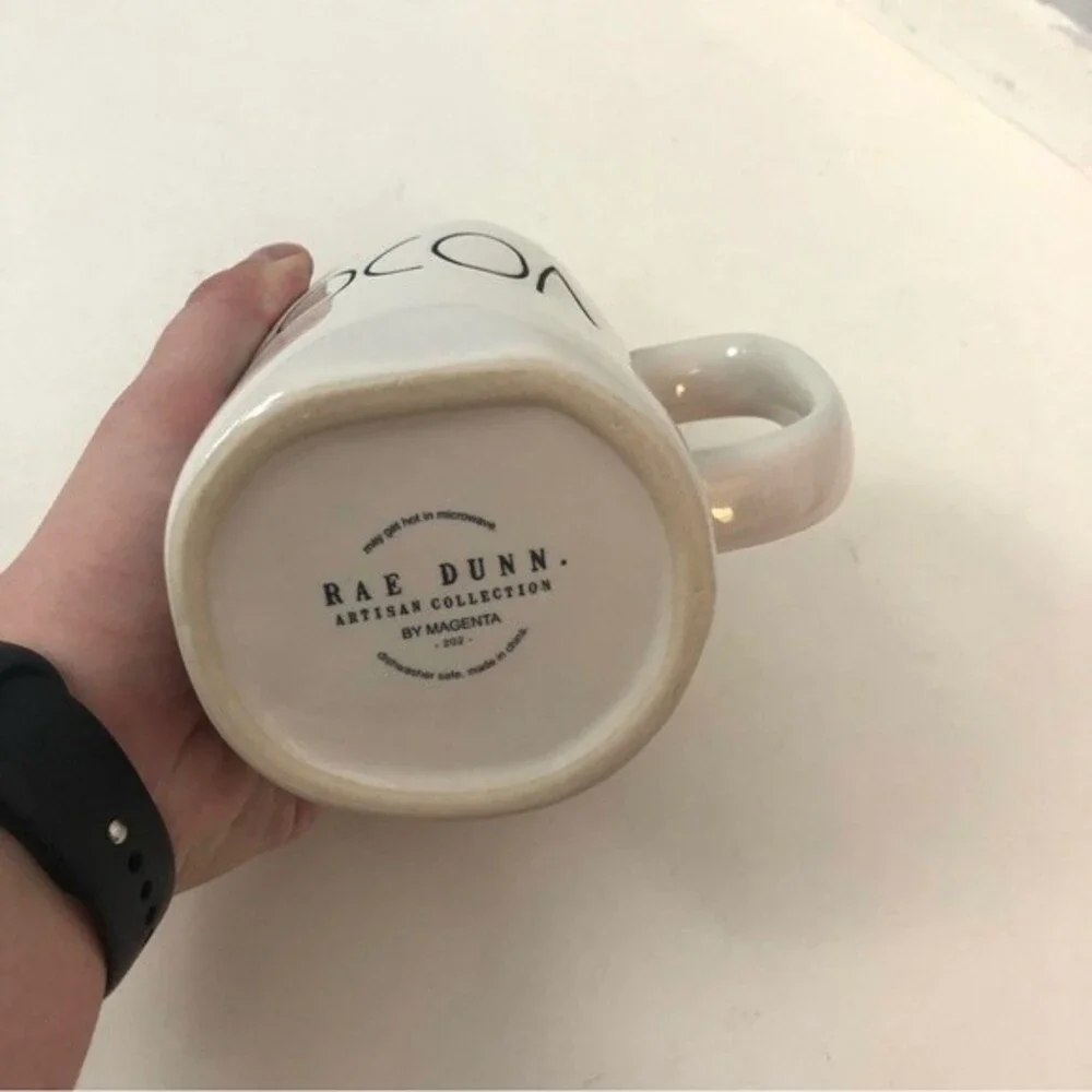 Rae Dunn Cocoa Mug One Size Hot Chocolate Cup Winter Snow